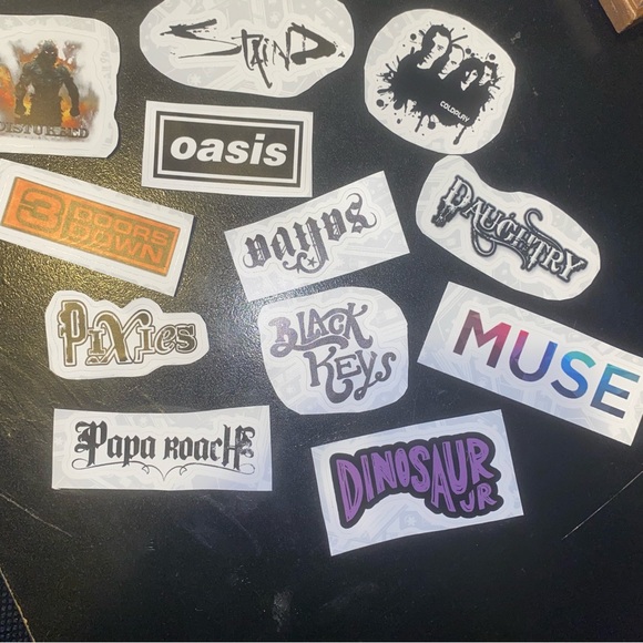 ⭐️ Grunge Rock n Roll Band Stickers - Picture 3 of 7